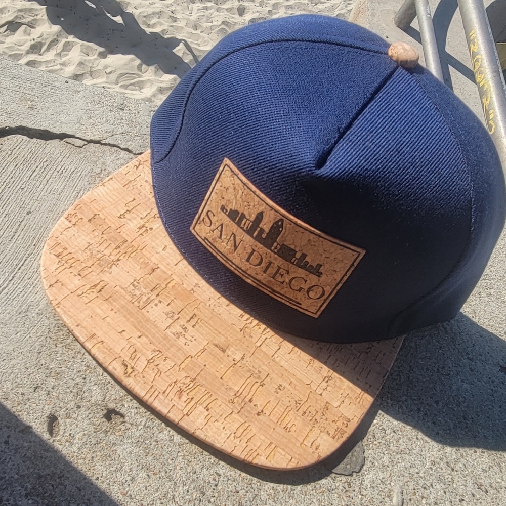 Cork Hat/ Navy San Diego on Cork